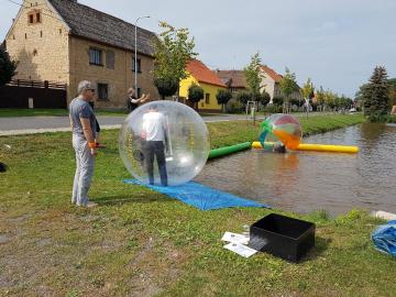 FARBIG TPU - water walking ball waterball aquazorbing zorbing aqua zorb boule palle lopty aquasfere bubble zorbing